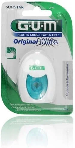 نخ دندان سفید کننده اورجینال GUM، 6 بسته 30 متری نخ دندان سفید کننده اورجینال GUM، 6 بسته 30 متری