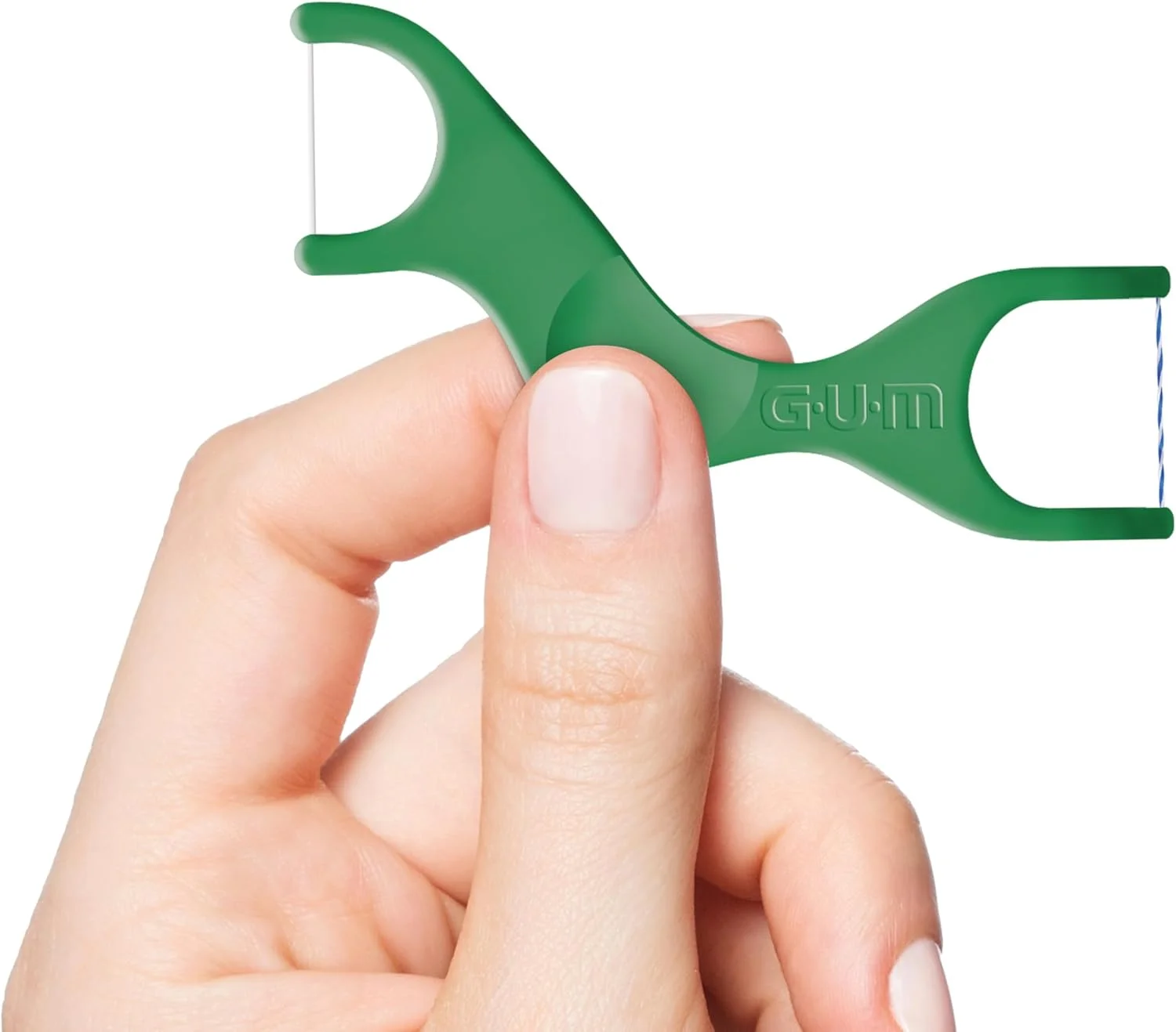 نخ دندان کمکی GUM با تکنیک دوگانه، طعم نعناع، 50 عدد نخ دندان کمکی GUM با تکنیک دوگانه، طعم نعناع، 50 عدد