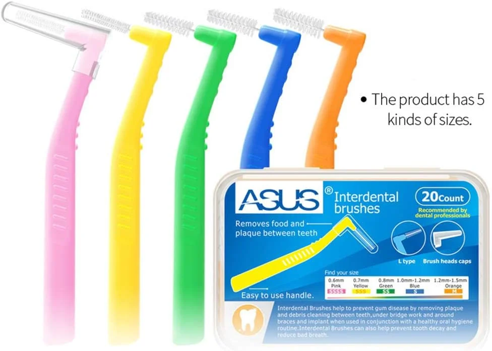 لابیموس 20 عدد برس بین دندانی L شکل، نخ دندان، پاک کننده بین دندانی، برس ارتودنسی دندان، خلال دندان، ابزار مراقبت از دهان لابیموس 20 عدد برس بین دندانی L شکل، نخ دندان، پاک کننده بین دندانی، برس ارتودنسی دندان، خلال دندان، ابزار مراقبت از دهان
