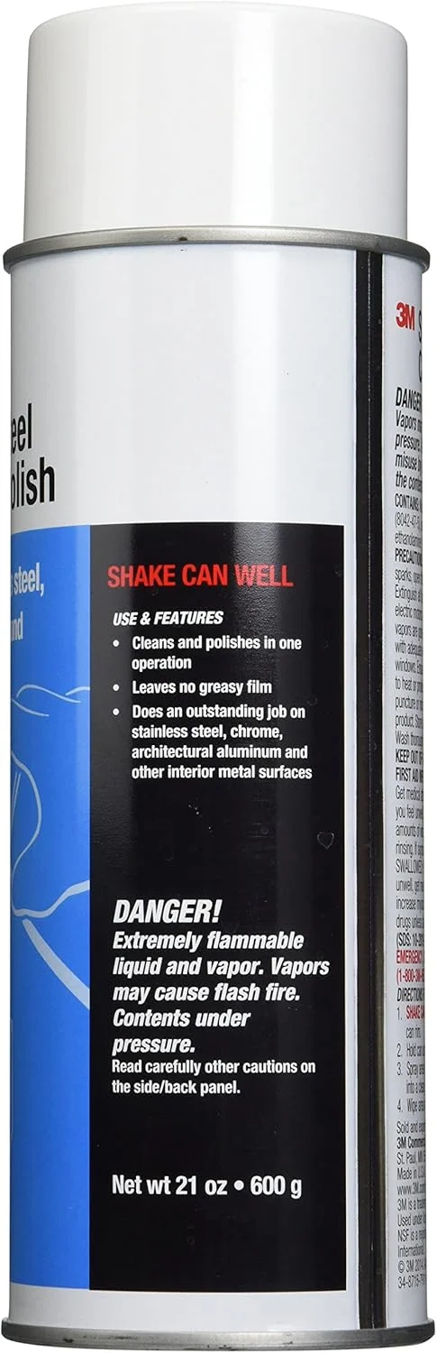 پاک کننده و پولیش استیل 3M MROS3M101 (بسته 12 عددی)