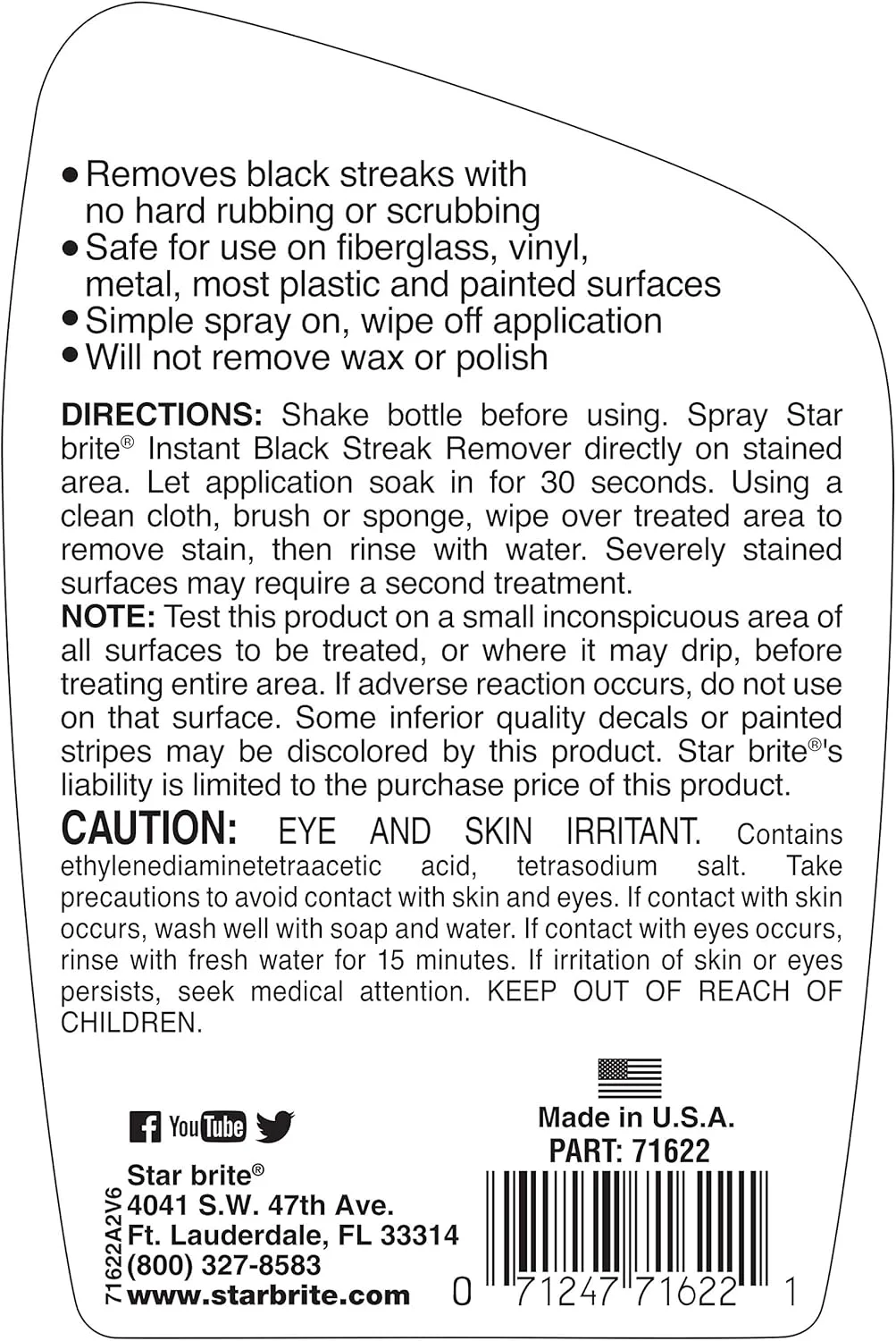 (اسپری 650 میلی لیتری) - پاک کننده فوری رد سیاه استار برایت