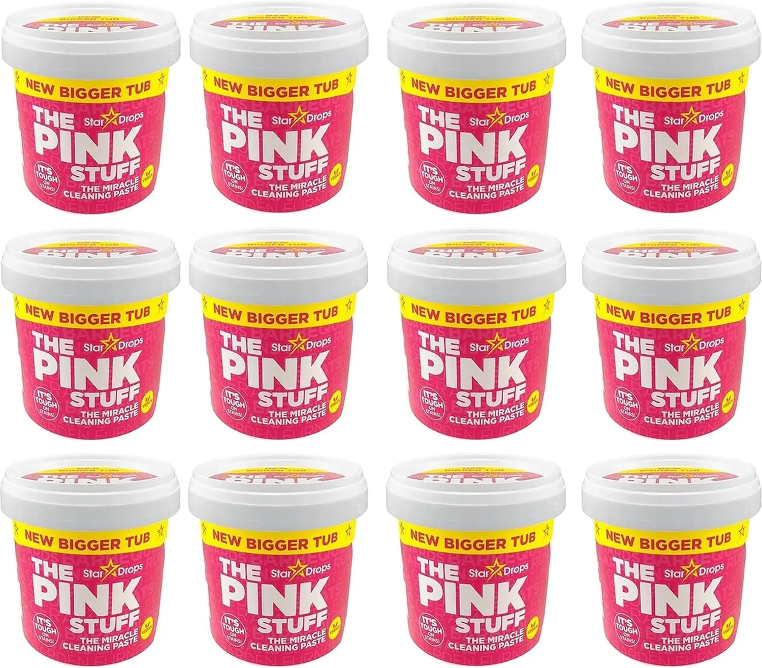 خمیر تمیز کننده چند منظوره پینک استاف 12 عددی - 850 گرمی (12 بسته 850 گرمی) خمیر تمیز کننده چند منظوره پینک استاف 12 عددی - 850 گرمی (12 بسته 850 گرمی)