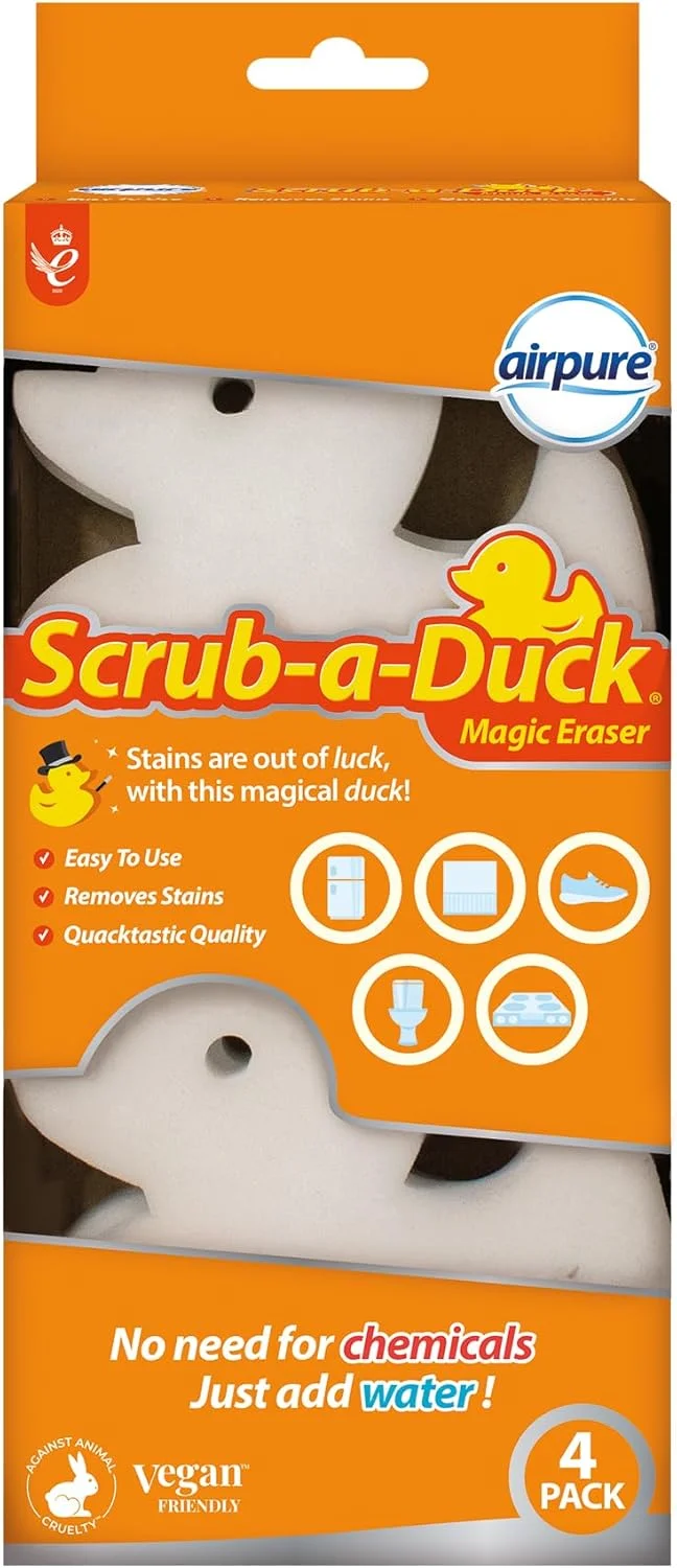 اسکراب-ا-داک ایرپیور پاک کننده جادویی | استفاده آسان | از بین برنده لکه ها | بدون نیاز به مواد شیمیایی - فقط آب اضافه کنید، متنوع، تک سایز اسکراب-ا-داک ایرپیور پاک کننده جادویی | استفاده آسان | از بین برنده لکه ها | بدون نیاز به مواد شیمیایی - فقط آب اضافه کنید، متنوع، تک سایز