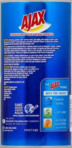 پودر پاک کننده آژاکس با سفید کننده، 396 گرم پودر پاک کننده آژاکس با سفید کننده، 396 گرم