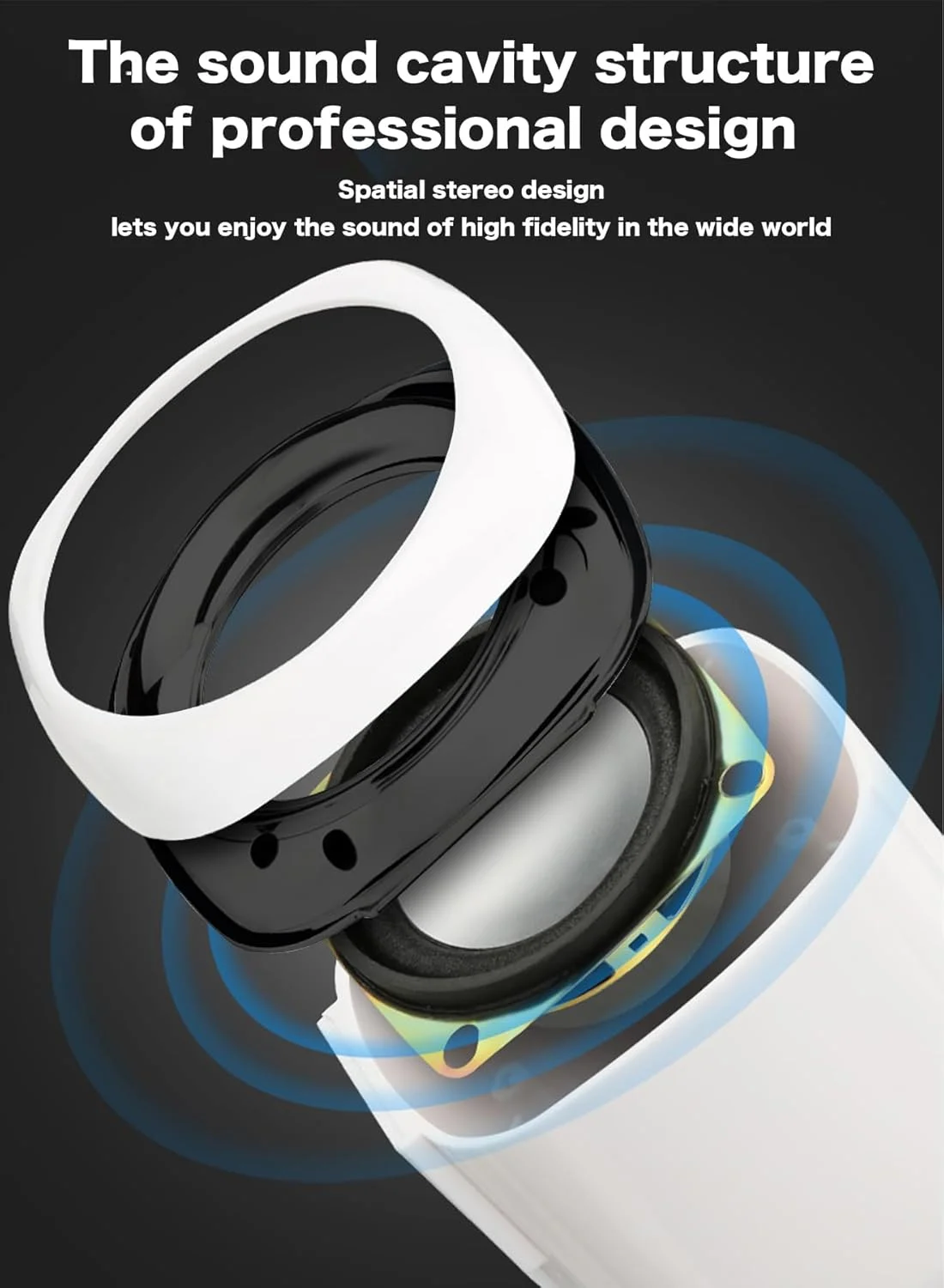 اسپیکرهای کامپیوتر LEDPTS.jP، اسپیکرهای 6 واتی USB برای کامپیوتر/رایانه شخصی/لپ تاپ، اسپیکر گیمینگ مانیتور