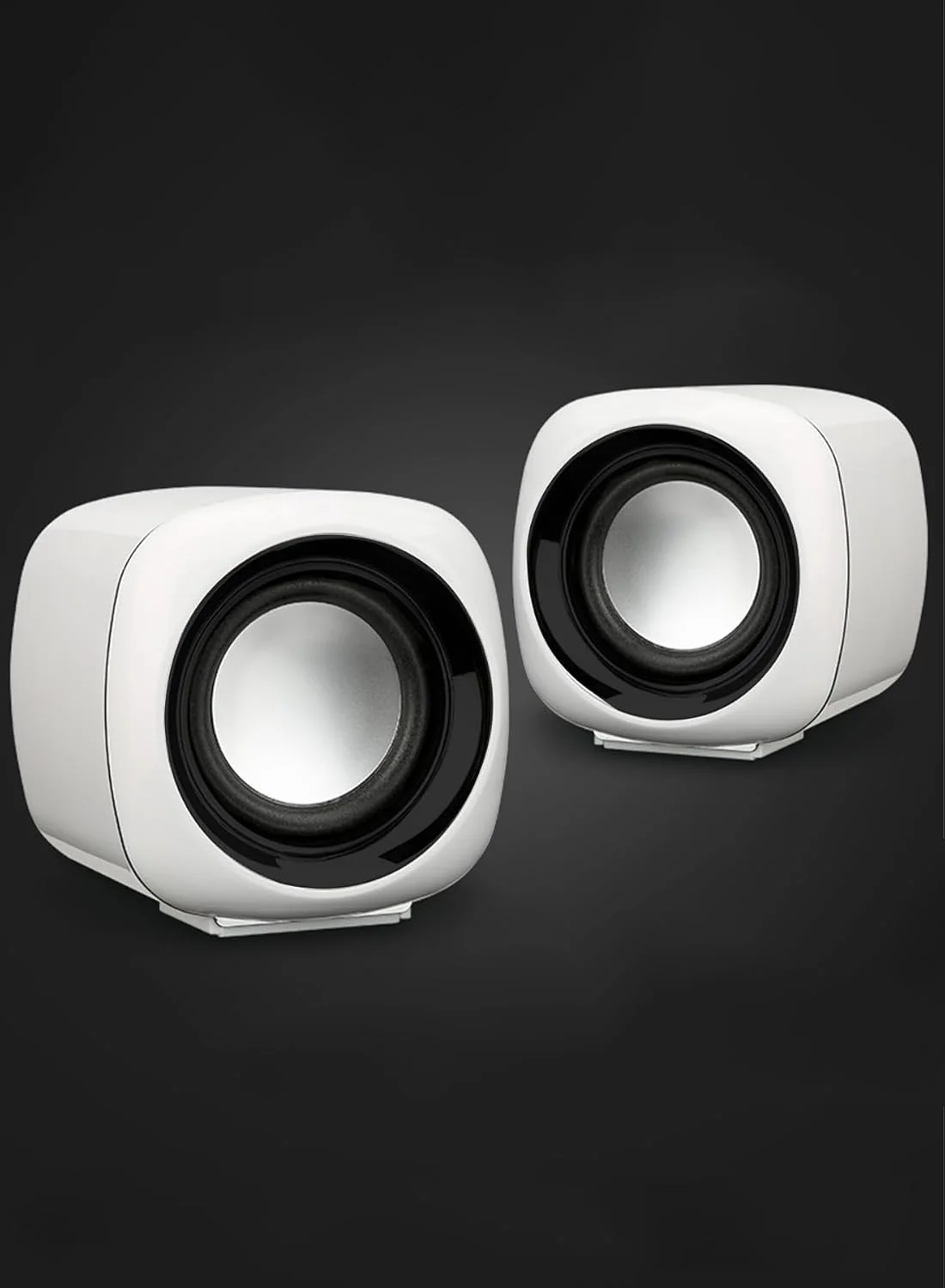 اسپیکرهای کامپیوتر LEDPTS.jP، اسپیکرهای 6 واتی USB برای کامپیوتر/رایانه شخصی/لپ تاپ، اسپیکر گیمینگ مانیتور