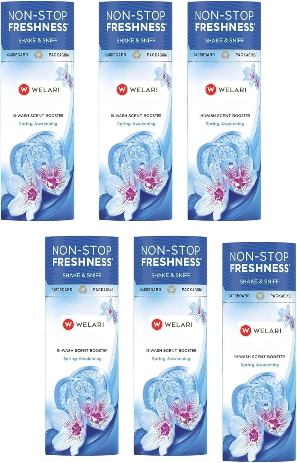 دانههای تقویتکننده رایحه لباسشویی با رایحه بهاری، 176 گرم، بسته 6 عددی، رایحه اصلی و تازه برای لباسشویی ماشین لباسشویی به همراه کارت تشکر ولاری | (6 بسته) (1056 گرم) دانههای تقویتکننده رایحه لباسشویی با رایحه بهاری، 176 گرم، بسته 6 عددی، رایحه اصلی و تازه برای لباسشویی ماشین لباسشویی به همراه کارت تشکر ولاری | (6 بسته) (1056 گرم)