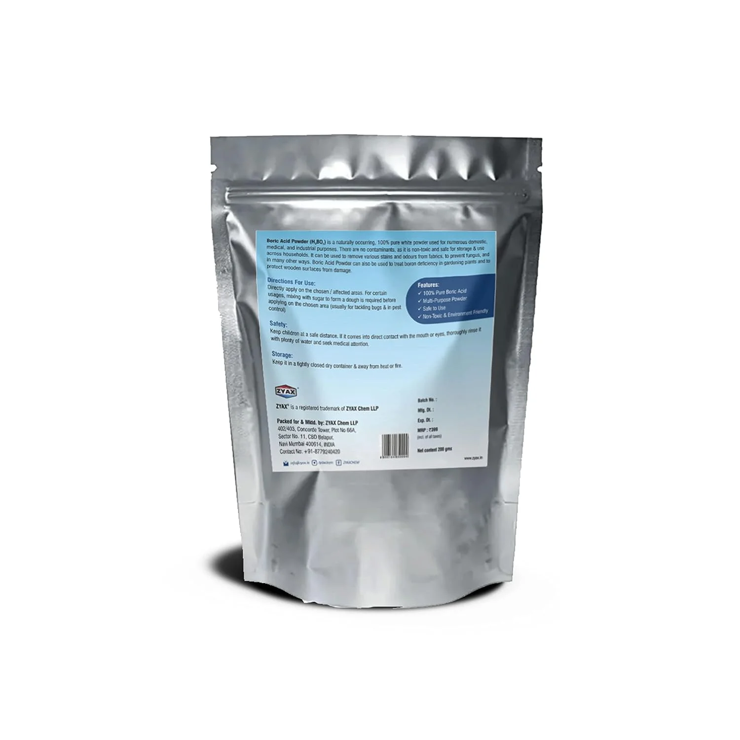 پودر بوریک اسید ZYAX 200 گرم، پودر خالص و ریز چند منظوره برای کنترل سوسک/آفات، پودر تخته کاروم، عامل تمیز کننده، کنترل بو و غیره، H3BO3 پودر بوریک اسید ZYAX 200 گرم، پودر خالص و ریز چند منظوره برای کنترل سوسک/آفات، پودر تخته کاروم، عامل تمیز کننده، کنترل بو و غیره، H3BO3