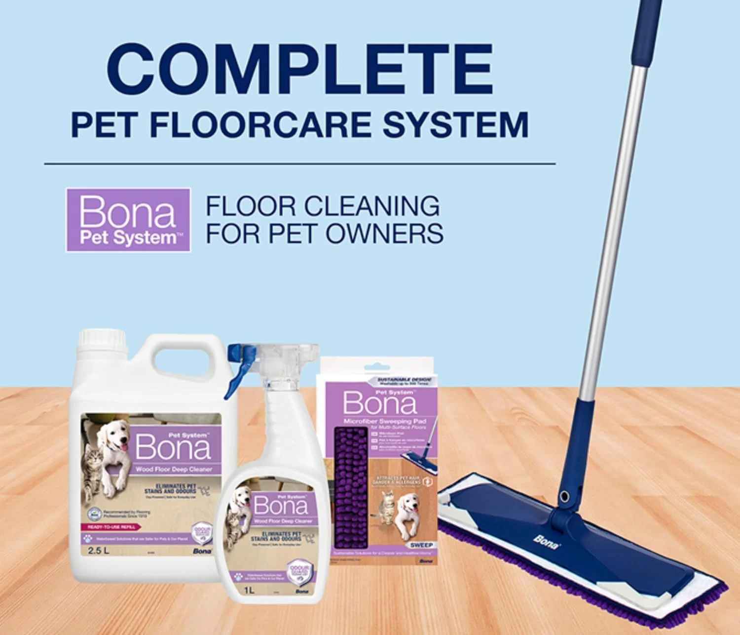 مایع تمیز کننده عمقی کف چوبی حیوانات خانگی بونا (2.5 لیتر) (88 اونس) (طراحی شده ویژه برای تمیز کردن جای پنجه حیوانات خانگی، لکه های ادرار، کثیفی، بو از سطوح چوبی) مایع تمیز کننده عمقی کف چوبی حیوانات خانگی بونا (2.5 لیتر) (88 اونس) (طراحی شده ویژه برای تمیز کردن جای پنجه حیوانات خانگی، لکه های ادرار، کثیفی، بو از سطوح چوبی)