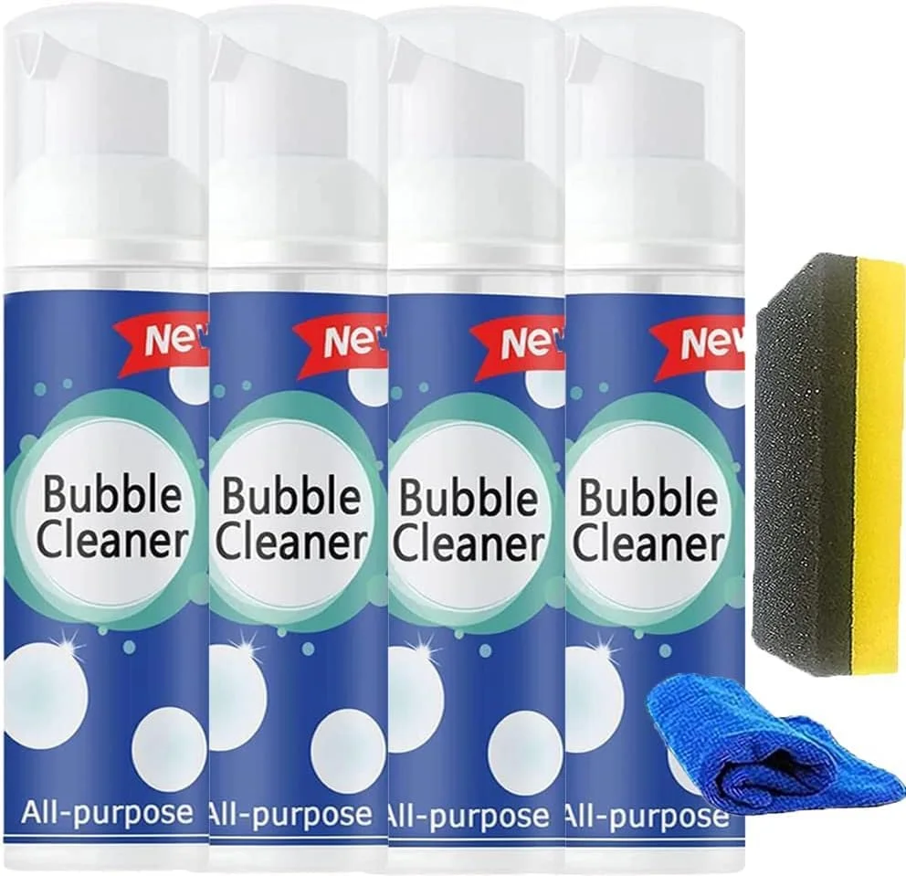 فوم پاک کننده چند منظوره BOLHGF، اسپری پاک کننده چند منظوره، پاک کننده حباب Butu، اسپری پاک کننده Butu، پاک کننده Butu، اسپری پاک کننده Butu (4 عدد)