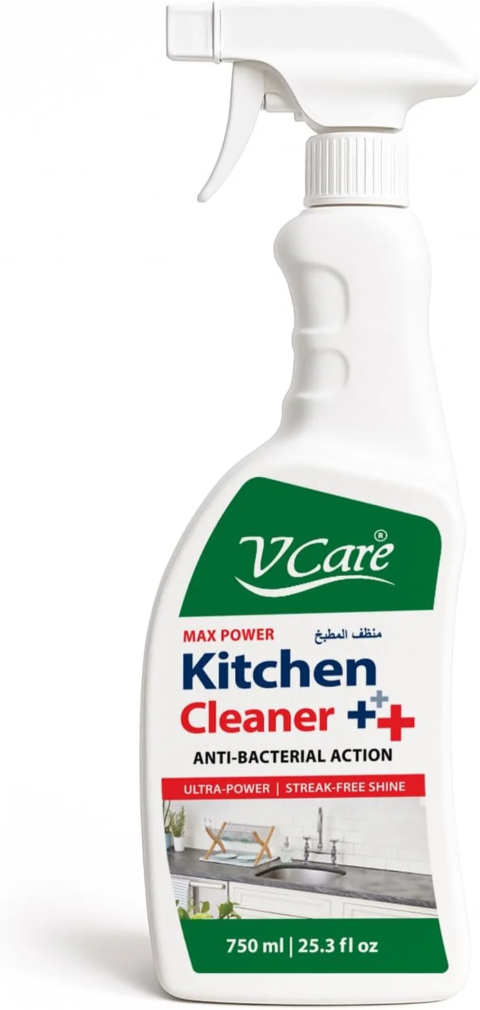 اسپری پاک کننده آشپزخانه وی کر، 750 میلی لیتر، ضد باکتری قوی، محلول ایمن برای سطوح تمیز و درخشان در آشپزخانه شما اسپری پاک کننده آشپزخانه وی کر، 750 میلی لیتر، ضد باکتری قوی، محلول ایمن برای سطوح تمیز و درخشان در آشپزخانه شما