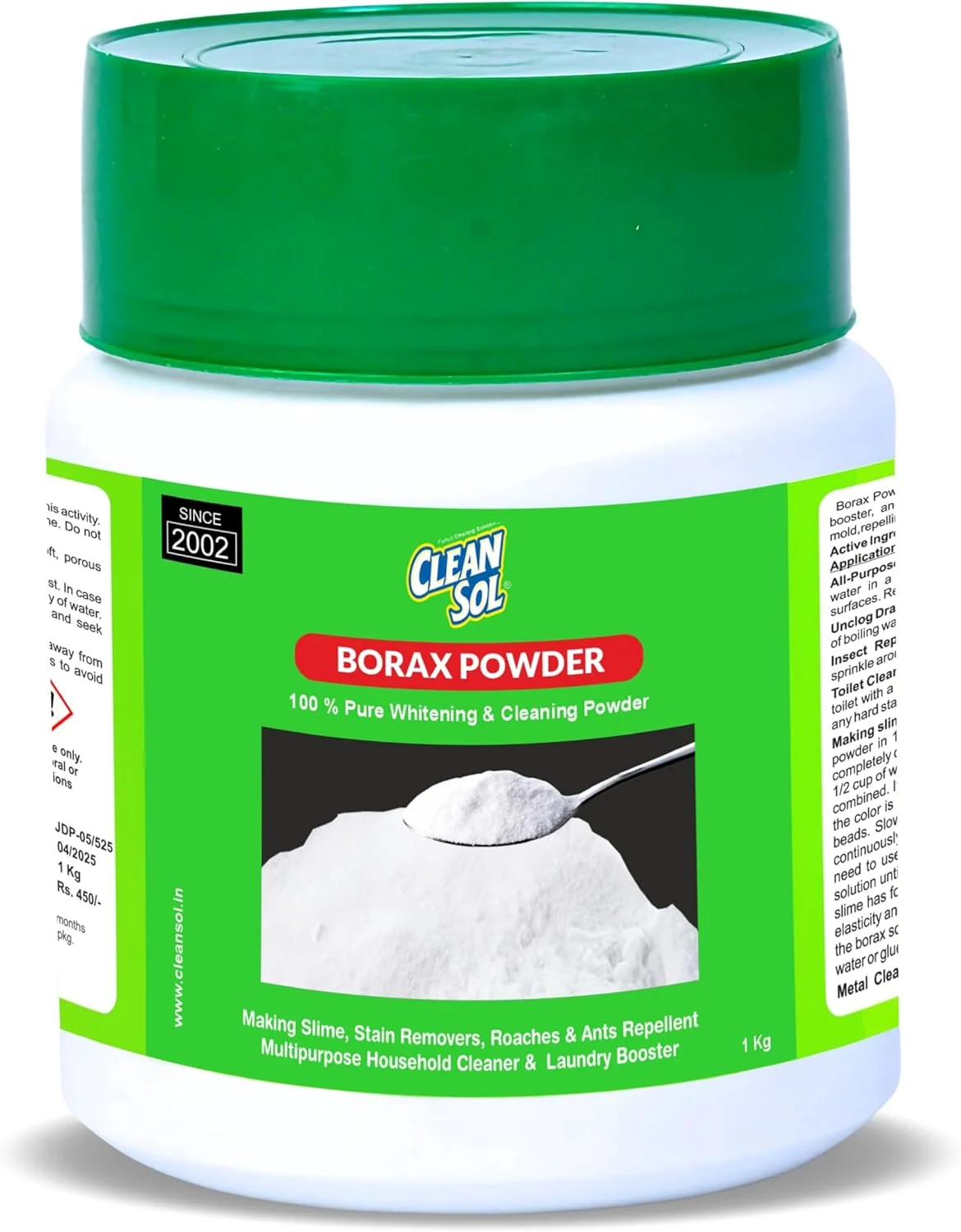 پودر بوراکس کلینسول 1 کیلوگرم | پودر تمیز کننده چند منظوره، تقویت کننده لباسشویی، فعال کننده اسلایم، تقویت کننده مواد شوینده و لکه بر | بوراکس خالص برای مصارف خانگی، آشپزخانه و حمام پودر بوراکس کلینسول 1 کیلوگرم | پودر تمیز کننده چند منظوره، تقویت کننده لباسشویی، فعال کننده اسلایم، تقویت کننده مواد شوینده و لکه بر | بوراکس خالص برای مصارف خانگی، آشپزخانه و حمام