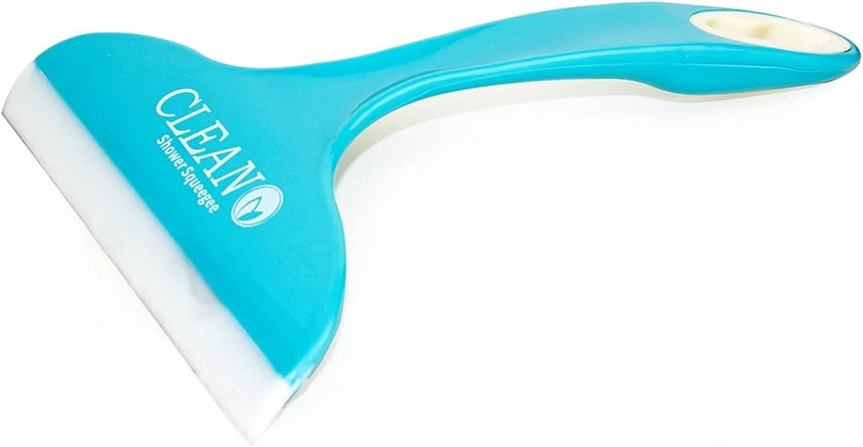 تیغه شیشه پاک کن سیلیکونی مدرن Cleano با دسته خوش دست، مناسب برای شیشه حمام، آینه، پیشخوان و تمیز کردن آشپزخانه، سایز 10 اینچ