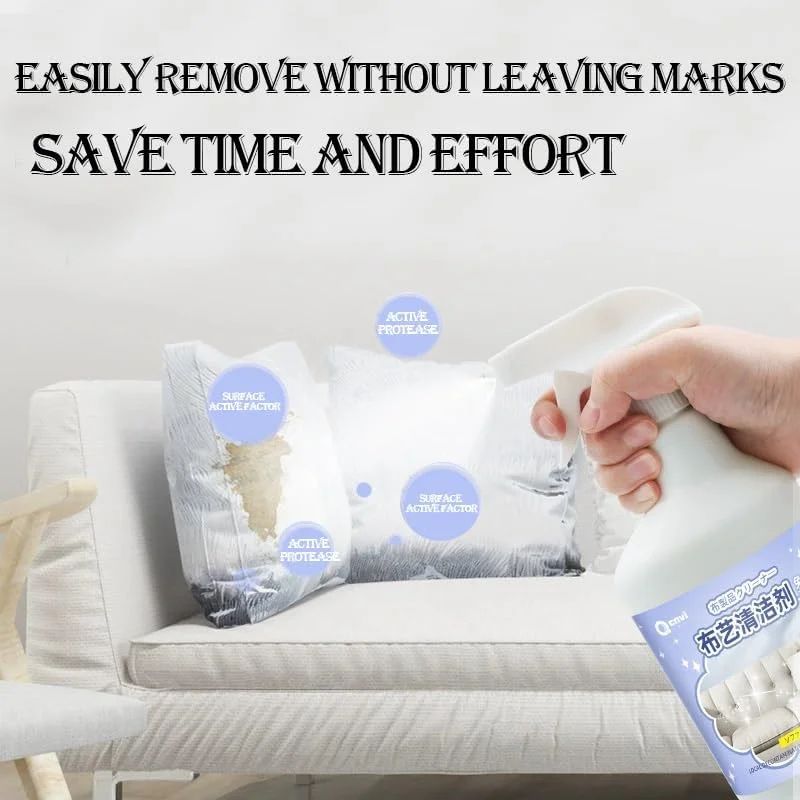 اسپری پاک کننده مبل و لکه بر – قدرت حرفه ای، چند منظوره، ایمن برای حیوانات خانگی، غیر سمی برای تمیز کردن روکش و فضای داخلی خودرو – فرمول خشک شونده سریع، 300 میلی لیتر