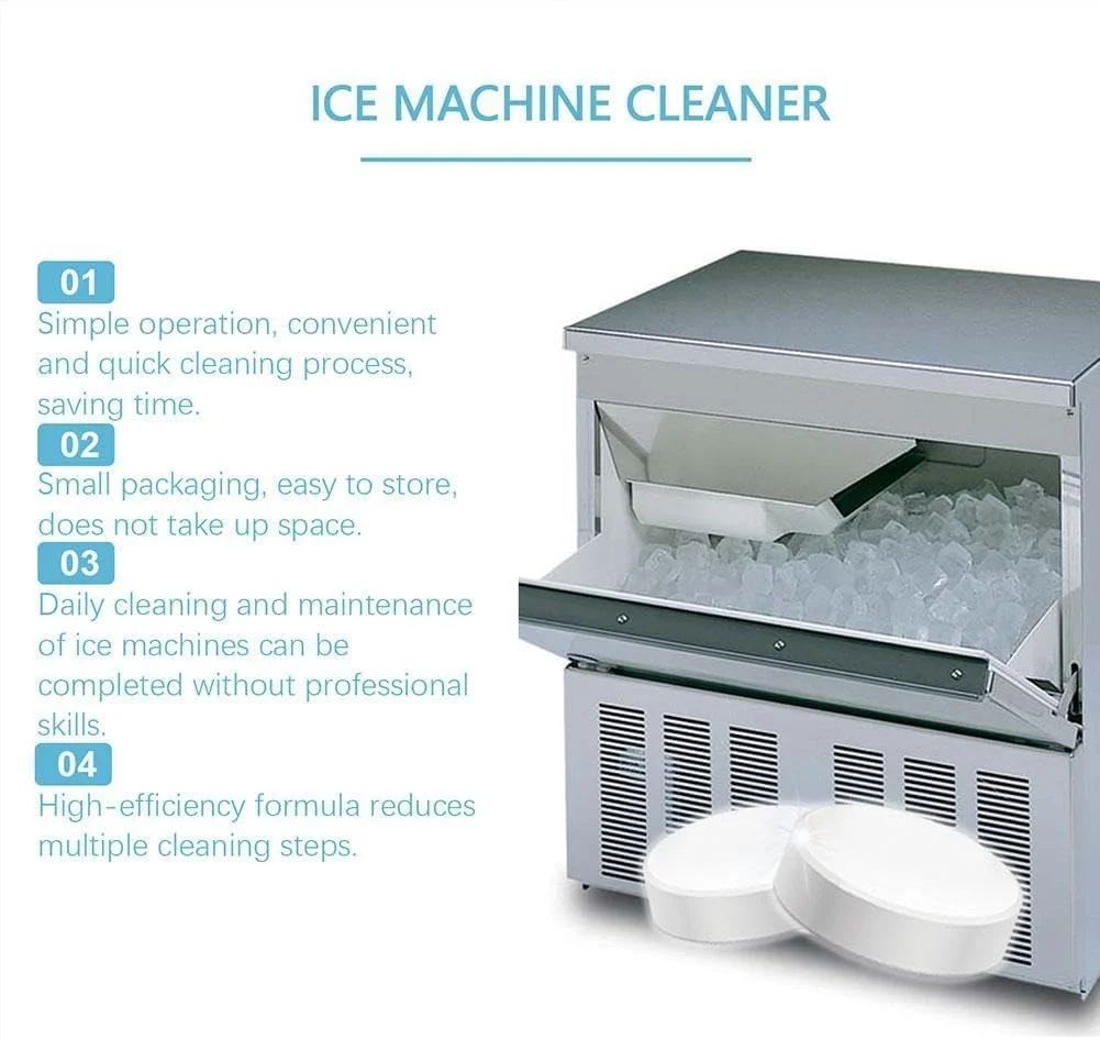 قرص جرم گیر دستگاه یخ ساز، بسته 12 عددی، رسوب زدای ایمن برای دستگاه های یخ ساز، بدون بو و موثر در نگهداری دستگاه یخ ساز قرص جرم گیر دستگاه یخ ساز، بسته 12 عددی، رسوب زدای ایمن برای دستگاه های یخ ساز، بدون بو و موثر در نگهداری دستگاه یخ ساز