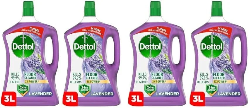 مایع تمیز کننده سطوح دتول، رایحه اسطوخودوس، 3 لیتر x 2 (بسته 2 عددی)