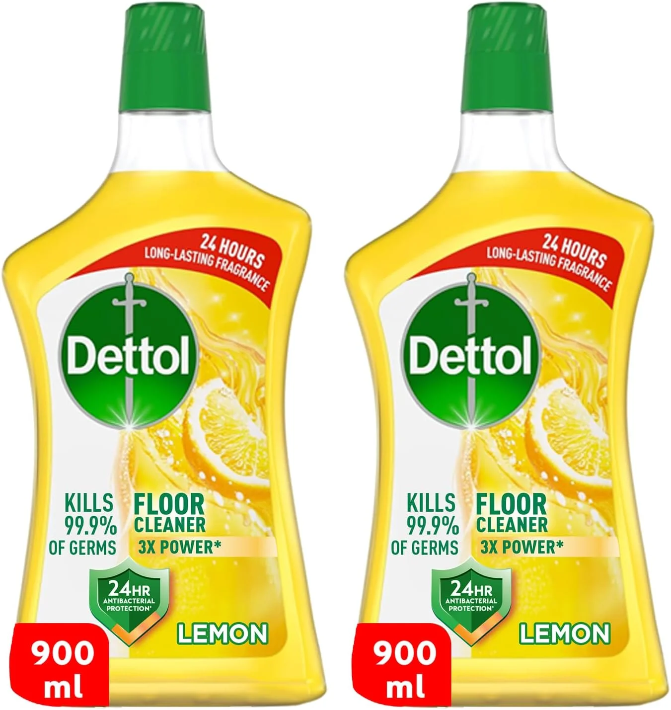 مایع تمیز کننده چند منظوره دتول با رایحه لیمو، حجم 900 میلی لیتر، بسته دوتایی