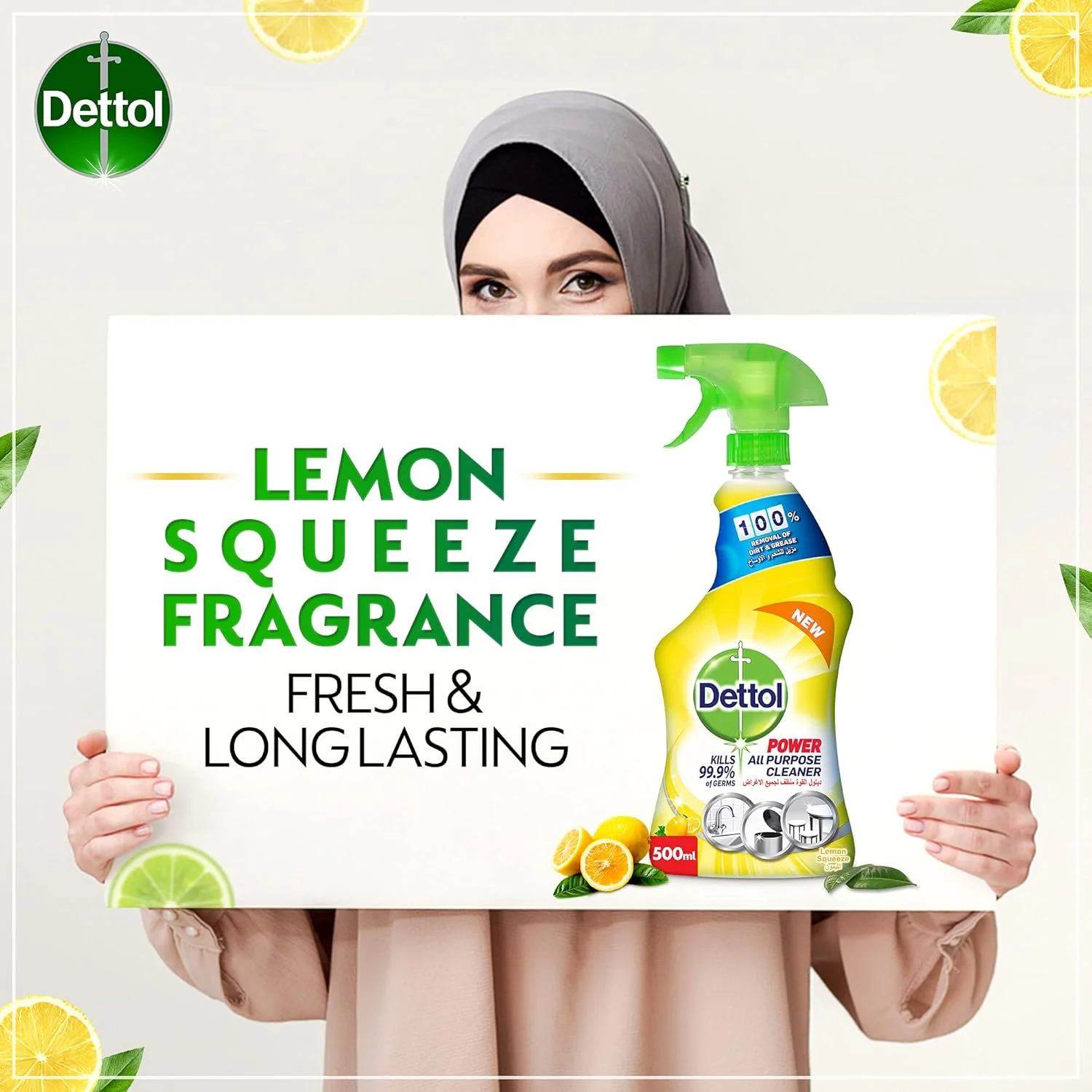 مایع تمیز کننده چند منظوره دتول با رایحه لیمو، 500 میلی لیتر (بسته 2 عددی) مایع تمیز کننده چند منظوره دتول با رایحه لیمو، 500 میلی لیتر (بسته 2 عددی)