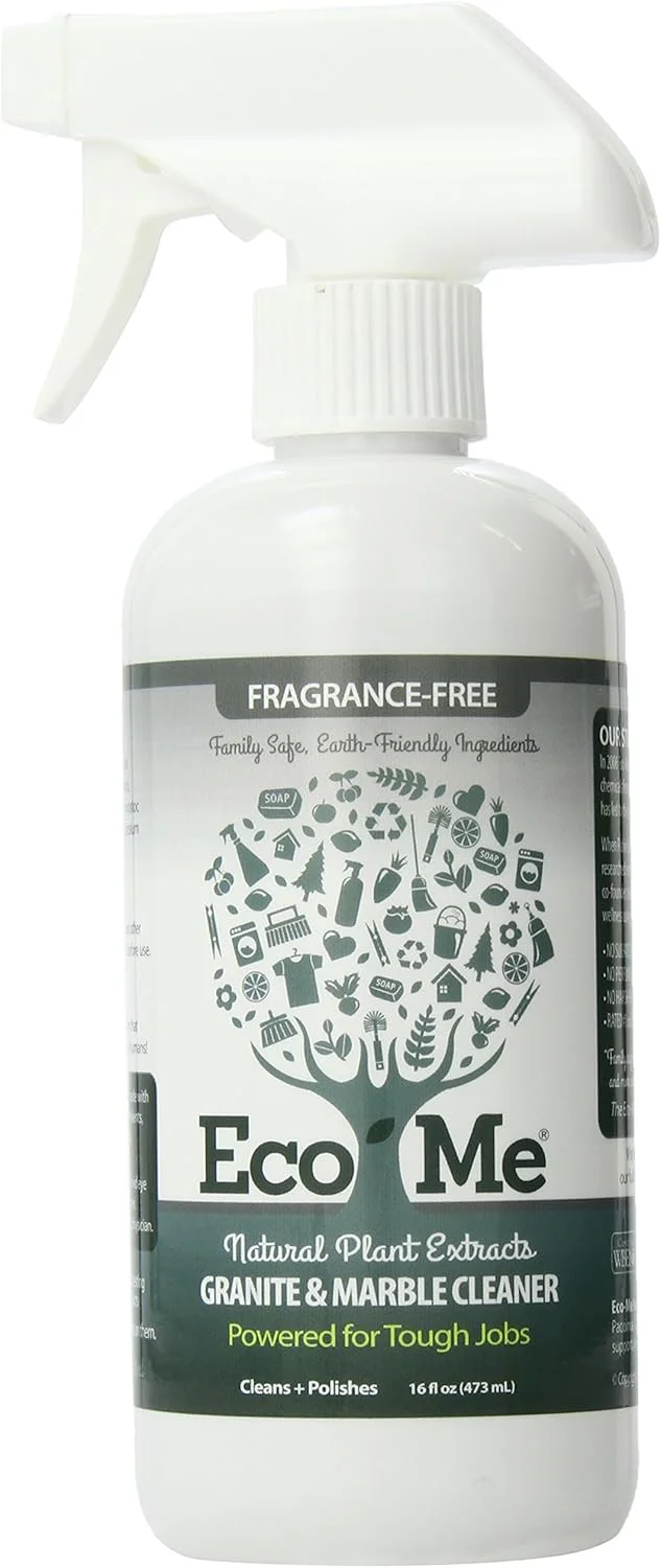 پاک کننده طبیعی چند سطحی گرانیت و مرمر اکو-می، بدون عطر، 473 میلی لیتر، شفاف (ECOM-GMFF16-06)