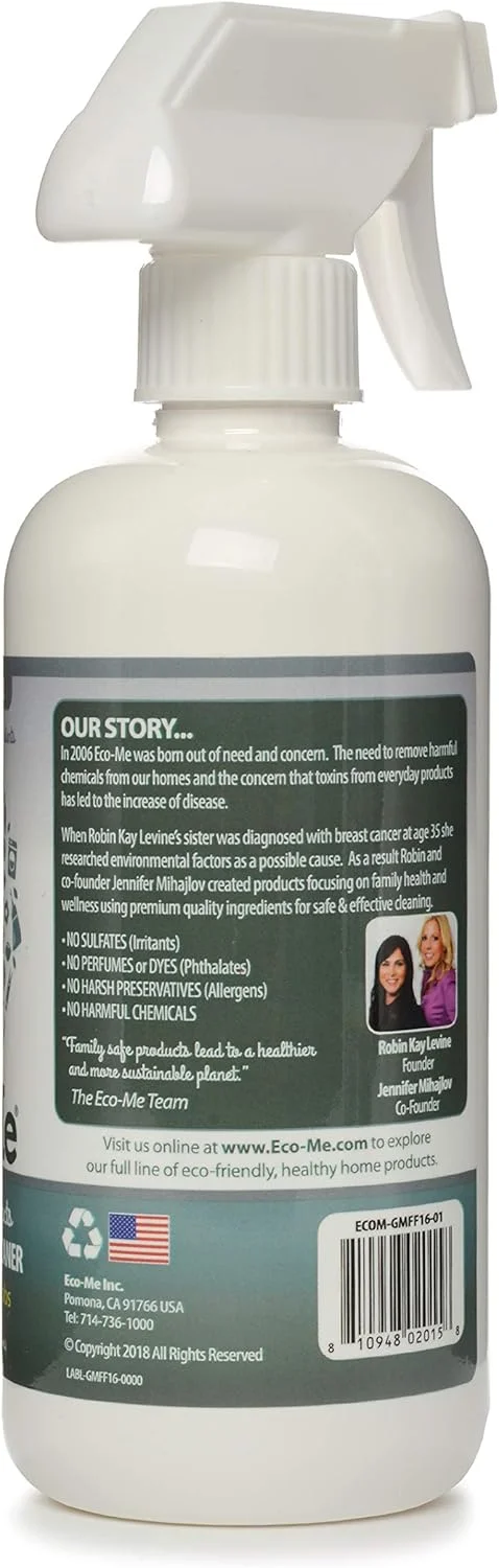 پاک کننده طبیعی چند سطحی گرانیت و مرمر اکو-می، بدون عطر، 473 میلی لیتر، شفاف (ECOM-GMFF16-06)