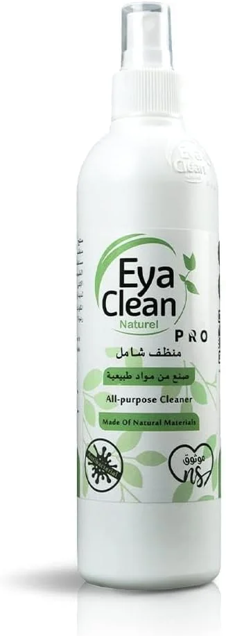 اسپری پاک کننده همه منظوره Eya Clean Pro، اسپری تمیز کننده چند منظوره منزل و آشپزخانه برای تمیز کردن سطوح، تمیز کننده کف، غیر سمی، 100% ارگانیک - 350 میلی لیتر