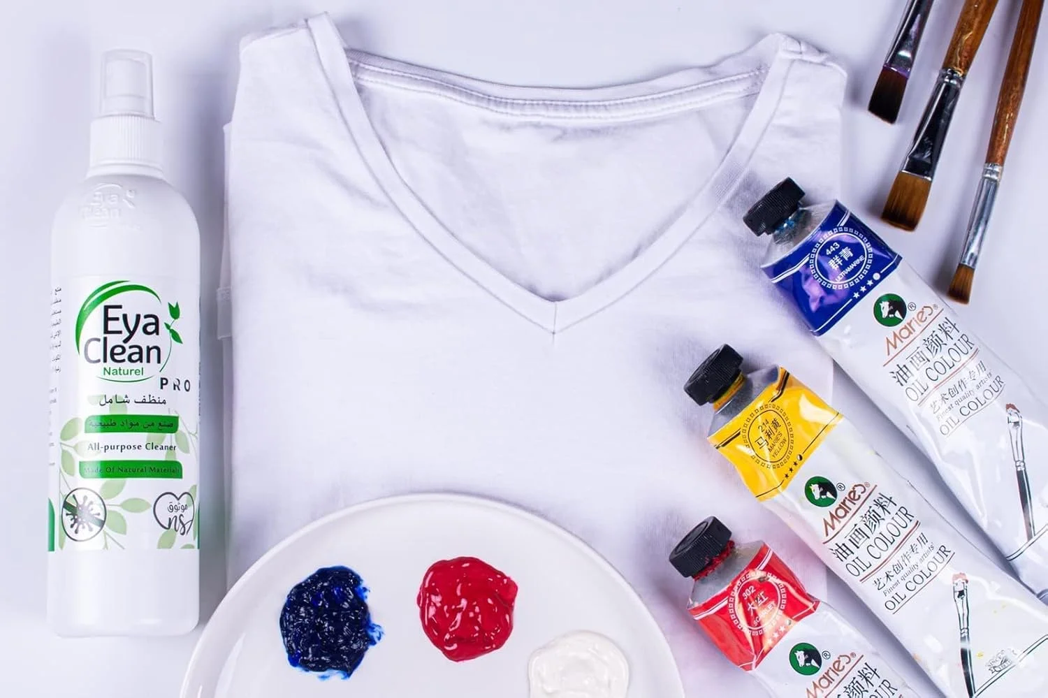 اسپری پاک کننده همه منظوره Eya Clean Pro، اسپری تمیز کننده چند منظوره منزل و آشپزخانه برای تمیز کردن سطوح، تمیز کننده کف، غیر سمی، 100% ارگانیک - 350 میلی لیتر