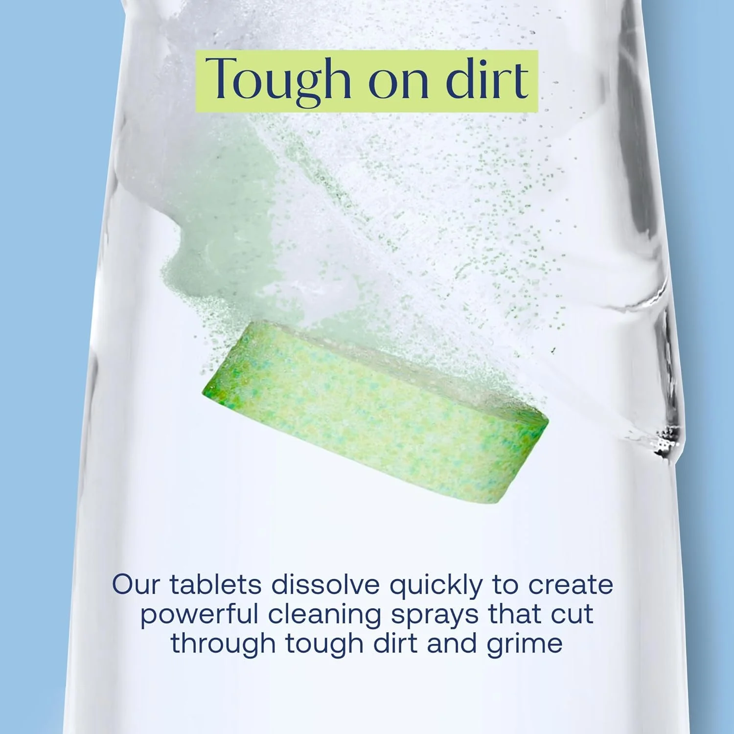 قرص های پر کننده تمیز کننده چند منظوره و حمام Fab Tab - محصولات تمیز کننده طبیعی - قرص های تمیز کننده همه منظوره - گیاهی - بدون مواد شیمیایی خشن - 8 عدد بطری 500 میلی لیتری (بطری ها شامل نمی شوند)