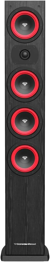 بلندگوهای ایستاده سه طرفه 4 اینچی CERWIN-VEGA! Home Audio LA44 (مشکی) بلندگوهای ایستاده سه طرفه 4 اینچی CERWIN-VEGA! Home Audio LA44 (مشکی)