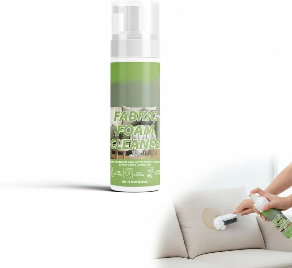 پاک کننده لکه خشک KASTWAVE برای لباس، فوم پاک کننده مبل پارچه ای 200 میلی لیتری، پاک کننده لکه جوهر و روغن برای پارچه، اسپری پاک کننده لکه پرده