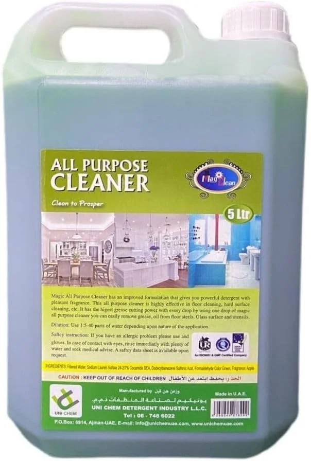 مایع تمیز کننده چند منظوره مجیک ۵ لیتری - سبز سیب