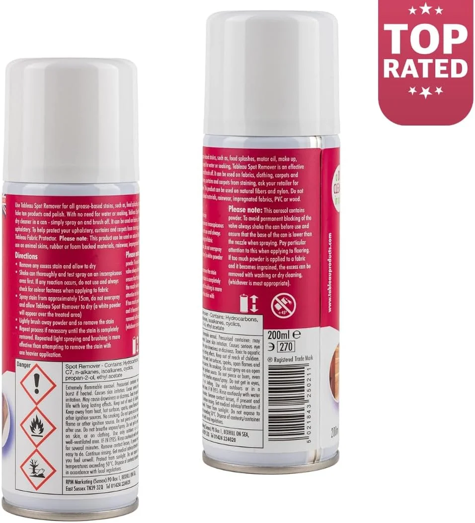 پاک کننده لکه خشکشویی تابلو RPM Marketing (Sussex) TSR، 200 میلی لیتر