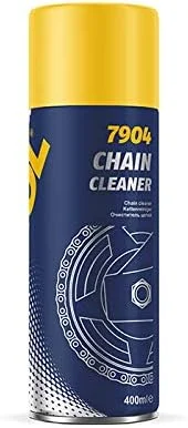 اسپری تمیز کننده زنجیر موتورسیکلت مانول 7904 مناسب برای اورینگ، ایکس رینگ، وای رینگ، وارداتی از آلمان، 400 میلی لیتر