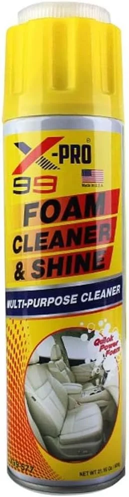 فوم تمیز کننده و براق کننده چند منظوره Monopo X-Pro – 600 گرم | احیا کننده فضای داخلی خودرو و منزل | محافظت در برابر اشعه UV، پاک کننده کثیفی و جرم