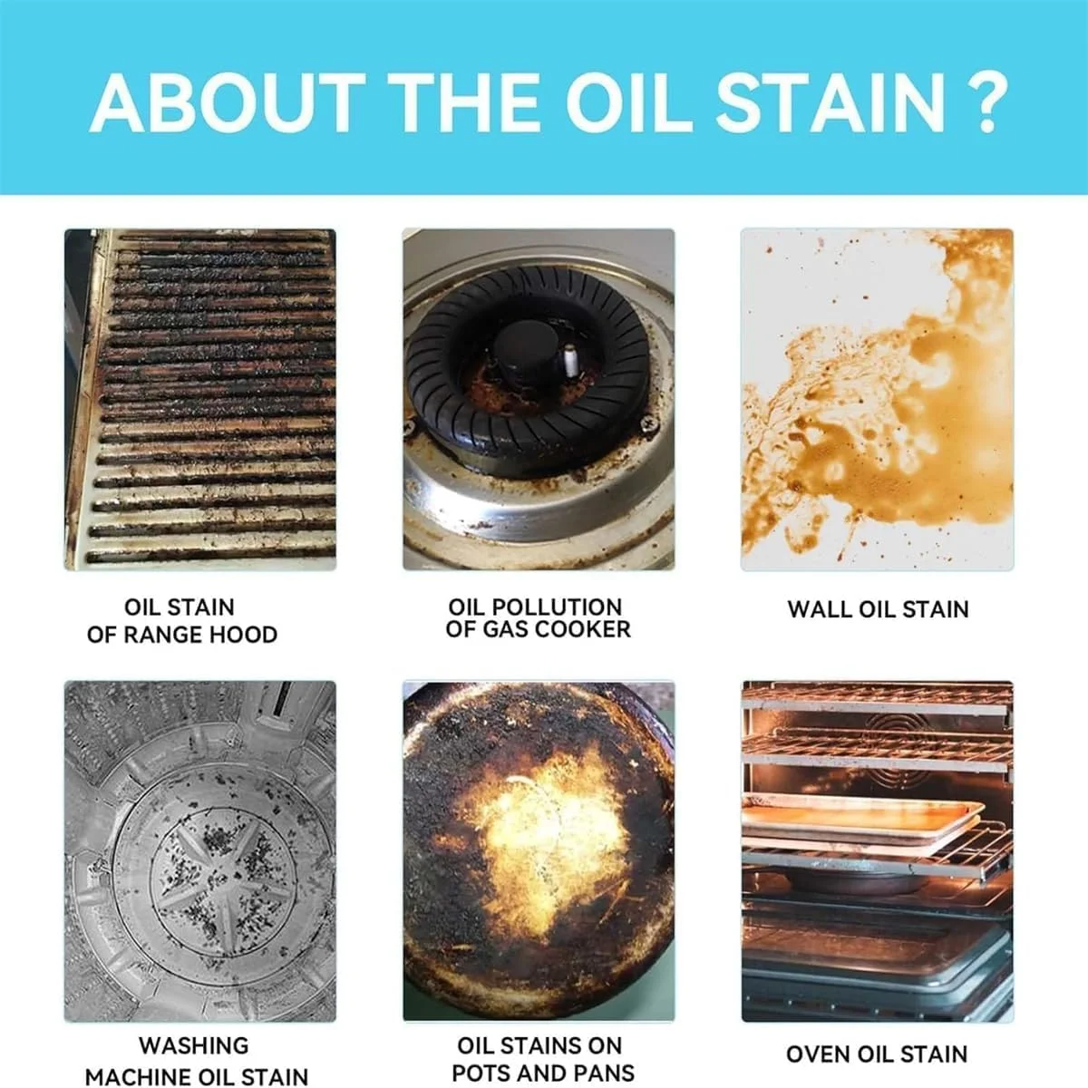 پودر پاک کننده چند منظوره KASTWAVE، پودر پاک کننده جادویی 50 گرمی، پاک کننده فوم آشپزخانه برای لکه های سرسخت، چربی زدای قوی روغن آشپزخانه، پاک کننده محافظ آشپزخانه