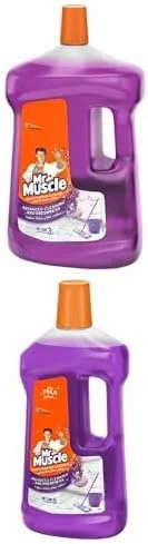 مایع تمیز کننده چند منظوره اسطوخودوس Mr. Muscle، 3 لیتر و 1 لیتر، برای تمیزی پیشرفته و طراوت