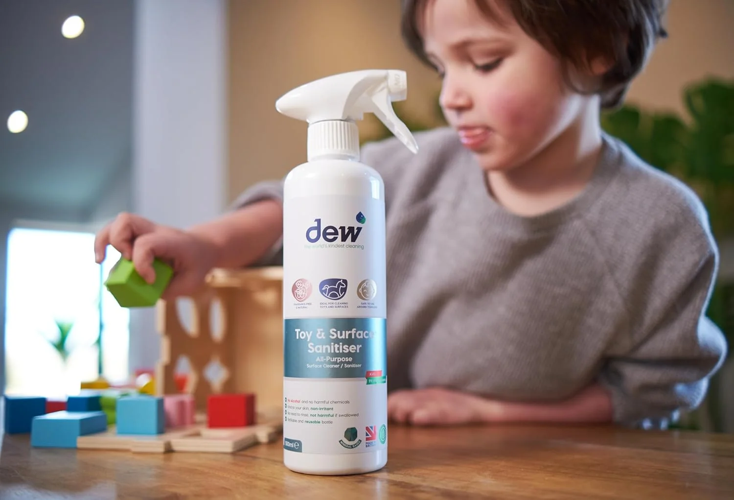 مایع ضدعفونی کننده اسباب بازی و سطوح مادر و کودک - 500 میلی لیتر - اسپری ضدعفونی کننده طبیعی و ایمن برای کودک - 99.995٪ موثر - ایمن در صورت بلعیده شدن، بدون الکل، بدون نیاز به آبکشی مایع ضدعفونی کننده اسباب بازی و سطوح مادر و کودک - 500 میلی لیتر - اسپری ضدعفونی کننده طبیعی و ایمن برای کودک - 99.995٪ موثر - ایمن در صورت بلعیده شدن، بدون الکل، بدون نیاز به آبکشی