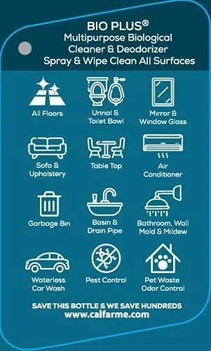 محلول پاک کننده و خوشبو کننده چند منظوره ۱۰۰٪ بیولوژیکی بایو پلاس، کنسانتره ۸۰۰ میلی لیتری، آماده مصرف، غیر اسیدی و غیر سوزاننده، محلول بهداشتی ضدعفونی کننده (۱) محلول پاک کننده و خوشبو کننده چند منظوره ۱۰۰٪ بیولوژیکی بایو پلاس، کنسانتره ۸۰۰ میلی لیتری، آماده مصرف، غیر اسیدی و غیر سوزاننده، محلول بهداشتی ضدعفونی کننده (۱)