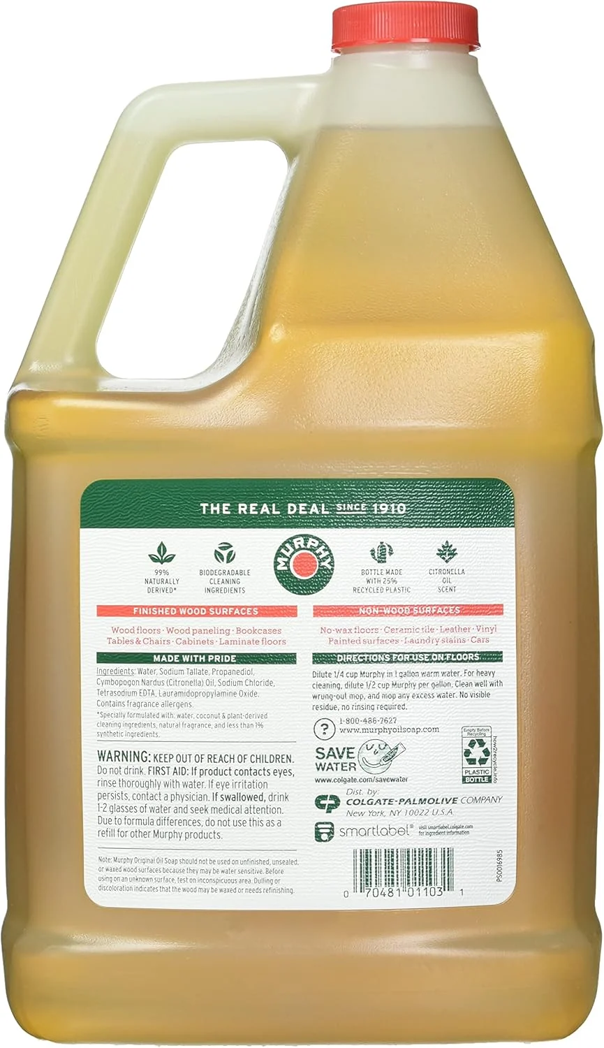 مورفی، CPC01103، مایع تمیز کننده چوب 128oz، 1 عدد، طلایی