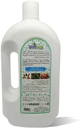 مایع ضدعفونی کننده و پاک کننده میوه و سبزیجات خالص 2 لیتری