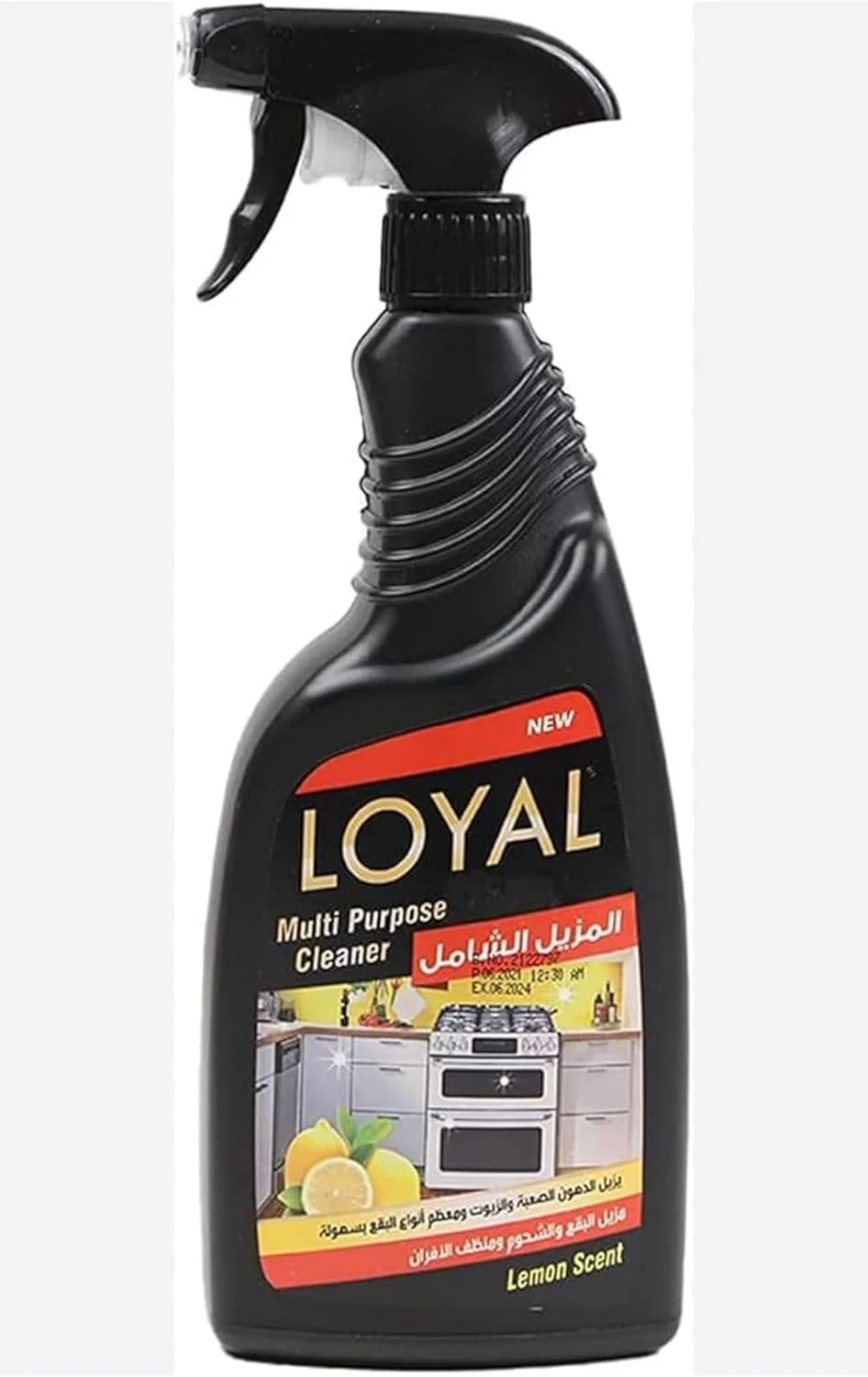 مایع پاک کننده چند منظوره TONR Loyal، رایحه لیمو، 750 میلی لیتر، پاک کننده سطوح چند منظوره آشپزخانه و منزل