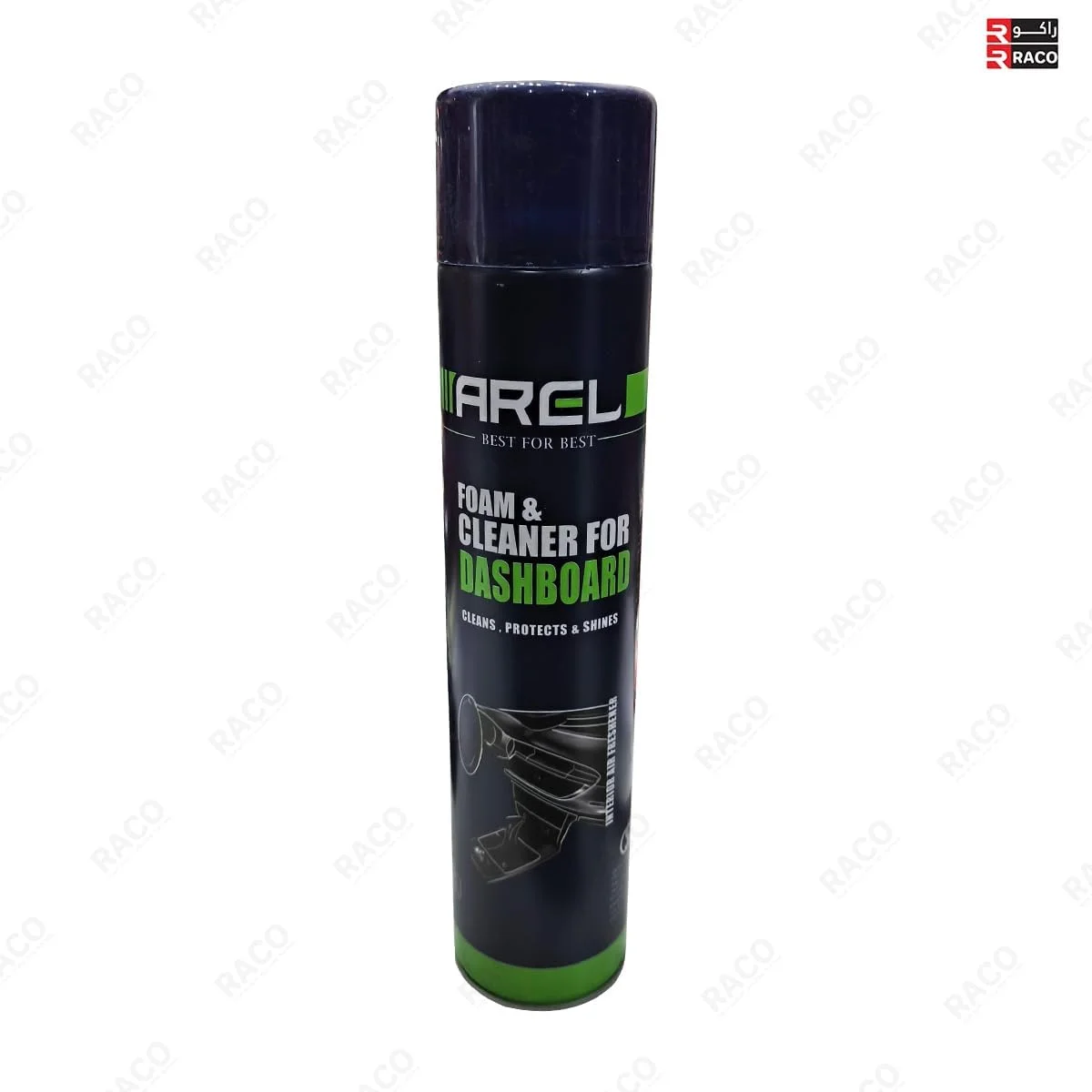 اسپری فوم تمیز کننده داشبورد خودرو RACO Arel | تمیز کننده عمیق و احیا کننده درخشش - محافظت در برابر گرد و غبار، آلودگی و آسیب اشعه ماوراء بنفش | فرمول خشک شدن سریع و بدون باقی مانده برای اتومبیل، کامیون و موتورسیکلت، 750 میلی لیتر اسپری فوم تمیز کننده داشبورد خودرو RACO Arel | تمیز کننده عمیق و احیا کننده درخشش - محافظت در برابر گرد و غبار، آلودگی و آسیب اشعه ماوراء بنفش | فرمول خشک شدن سریع و بدون باقی مانده برای اتومبیل، کامیون و موتورسیکلت، 750 میلی لیتر