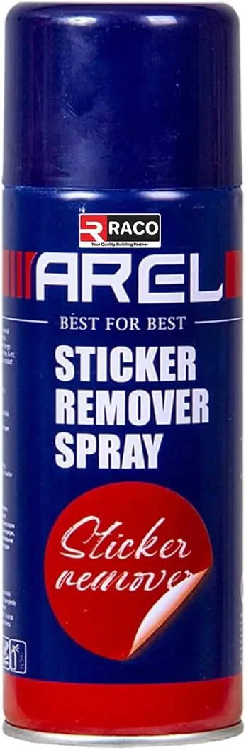 اسپری پاک کننده چسب RACO Arel، پاک کننده سریع اثر چسب برای برچسب ها، اتیکت ها، استیکرها و نوار چسب، ایمن برای سطوح مختلف، استفاده آسان، 450 میلی لیتر
