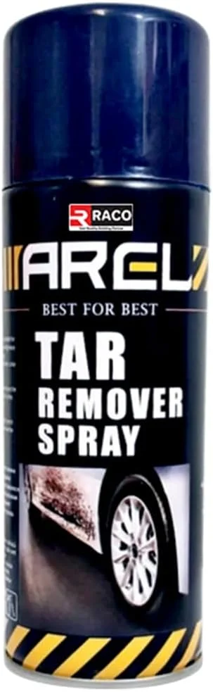 اسپری پاک کننده قیر RACO Arel، پاک کننده قوی لکه و رسوب برای خودرو، آسفالت، مسیرهای ورودی و سطوح بیرونی | از بین برنده قیر، گریس، چسب، قیر معدنی، روغن و سایر علائم سرسخت، 450 میلی لیتر