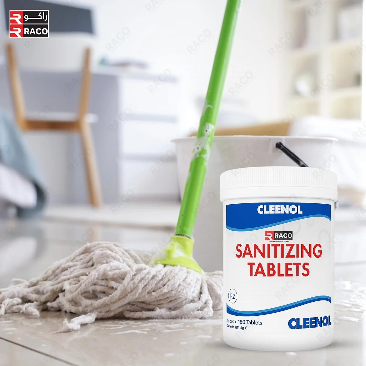 قرص های ضدعفونی کننده راکو کلینول برای آشپزخانه های تجاری و مناطق خدمات غذایی - ضدعفونی کننده موثر سطوح، از بین برنده عوامل بیماری زای رایج ناشی از غذا، بسته 180 عددی قرص های ضدعفونی کننده راکو کلینول برای آشپزخانه های تجاری و مناطق خدمات غذایی - ضدعفونی کننده موثر سطوح، از بین برنده عوامل بیماری زای رایج ناشی از غذا، بسته 180 عددی