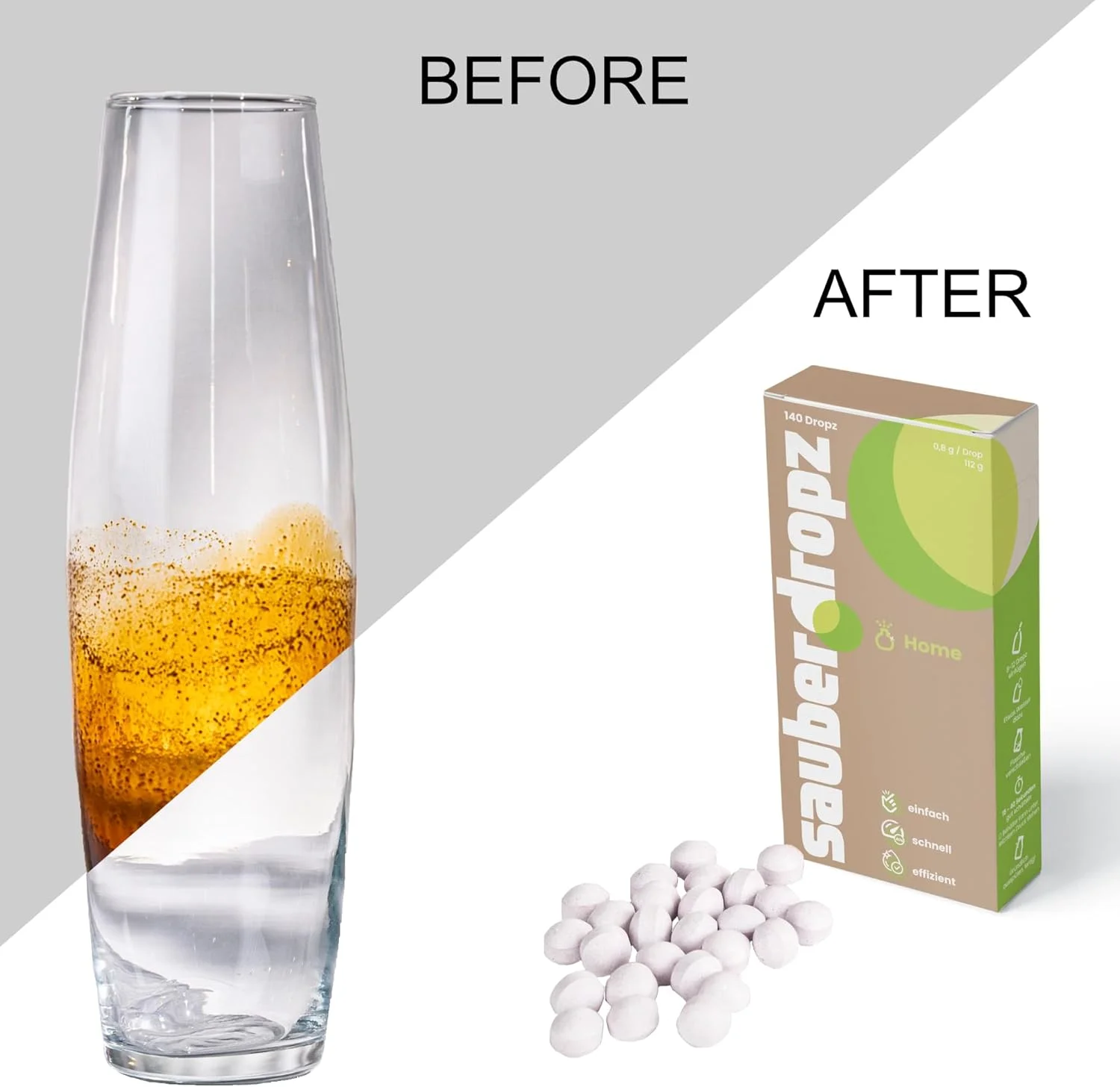 Sauberdropz Home برای همه مواد - محلول تمیز کننده جهانی برای خانه شما Sauberdropz Home برای همه مواد - محلول تمیز کننده جهانی برای خانه شما