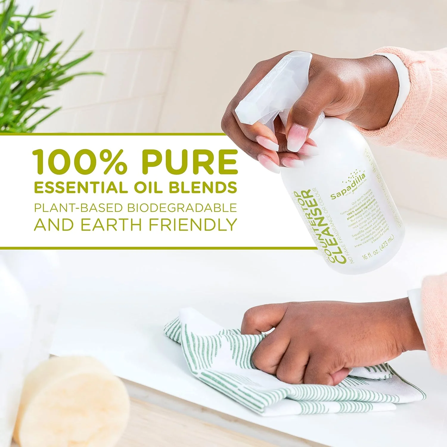 پاک کننده سطوح سپادیلا 473 میلی لیتر با رایحه رزماری و نعناع