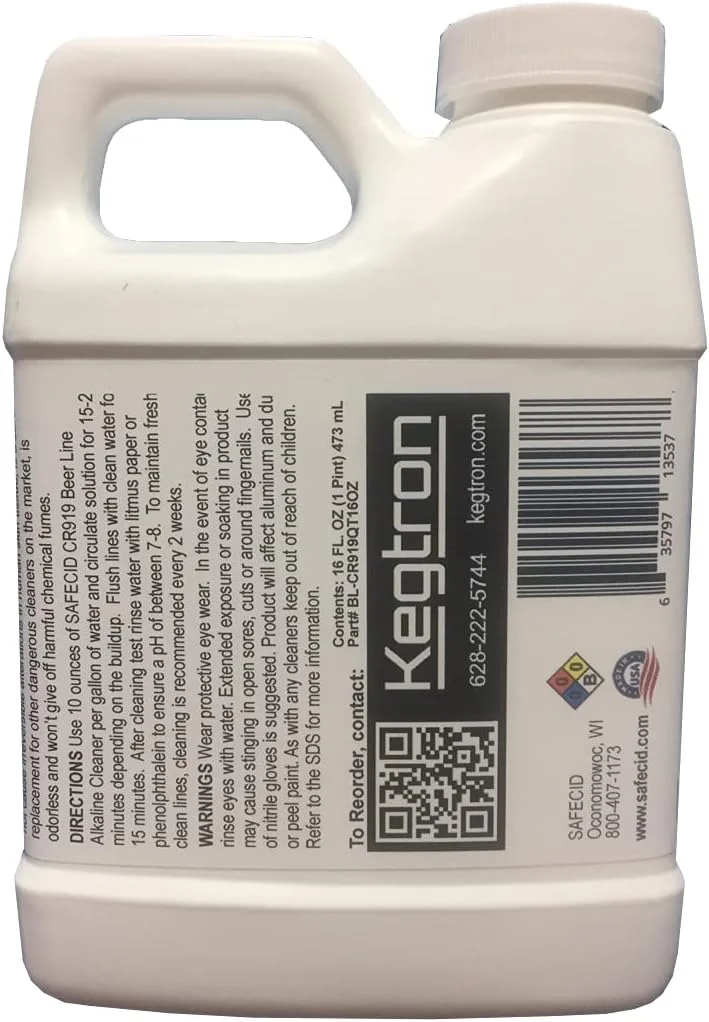 محلول قلیایی تمیز کننده خطوط آبجو SAFECID CR919