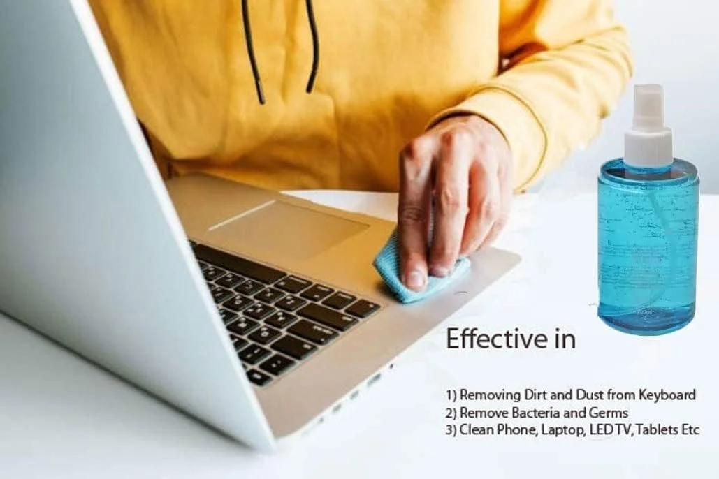 محلول تمیز کننده صفحه نمایش RYN 200ML، کیت تمیز کننده لپ تاپ، کیت تمیز کننده، محلول اسپری ژل چند منظوره برای موبایل، لپ تاپ/کامپیوتر، لنز دوربین، صفحه نمایش LCD