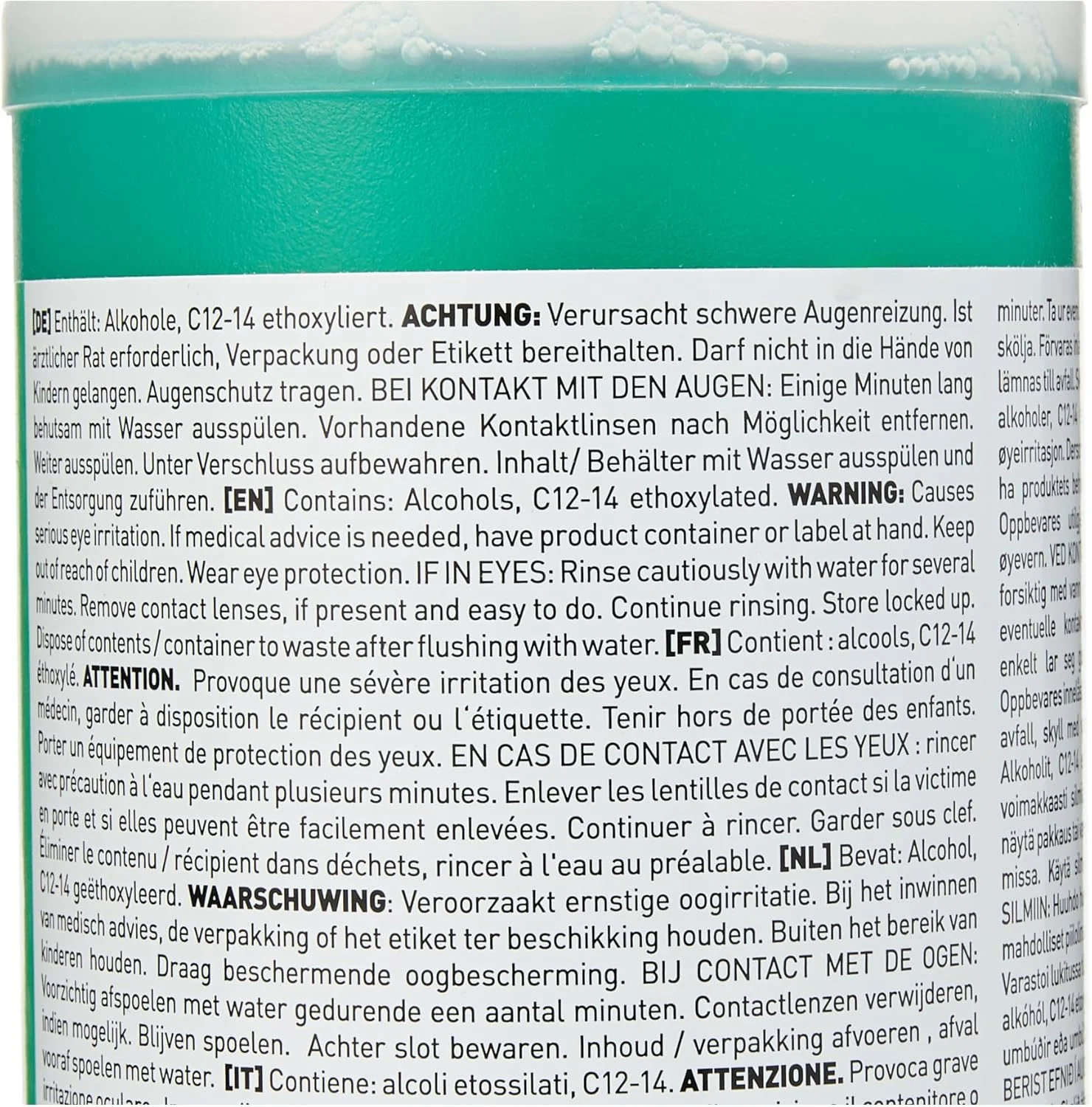 اونگر - مایع اونگر 1 لیتری، مایع شیشه شوی غلیظ 1/100 اونگر، 1 لیتر