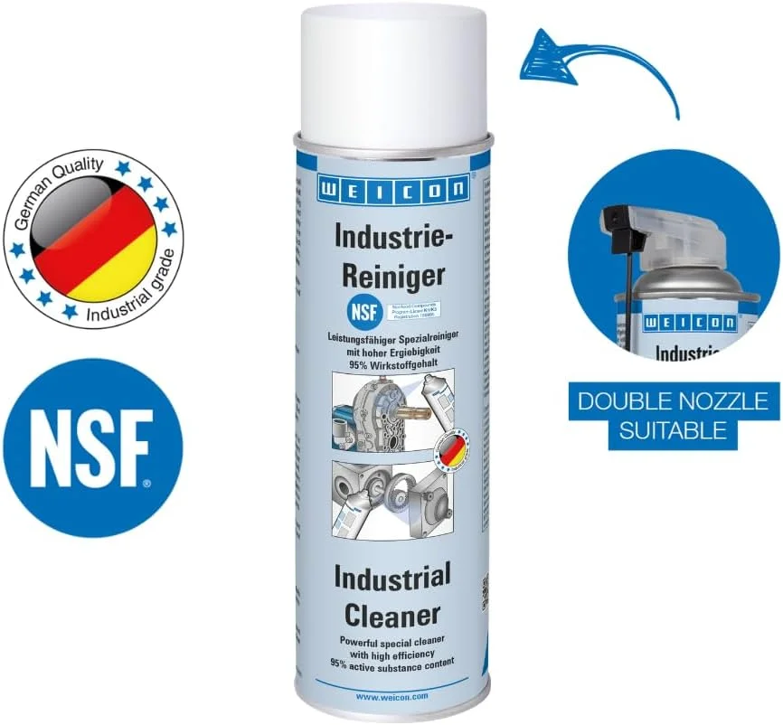 اسپری تمیز کننده صنعتی WEICON | 500 میلی لیتر | تمیز کننده ویژه با کارایی بالا